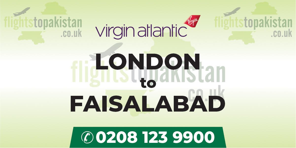 London to Faisalabad Virgin Atlantic Flights