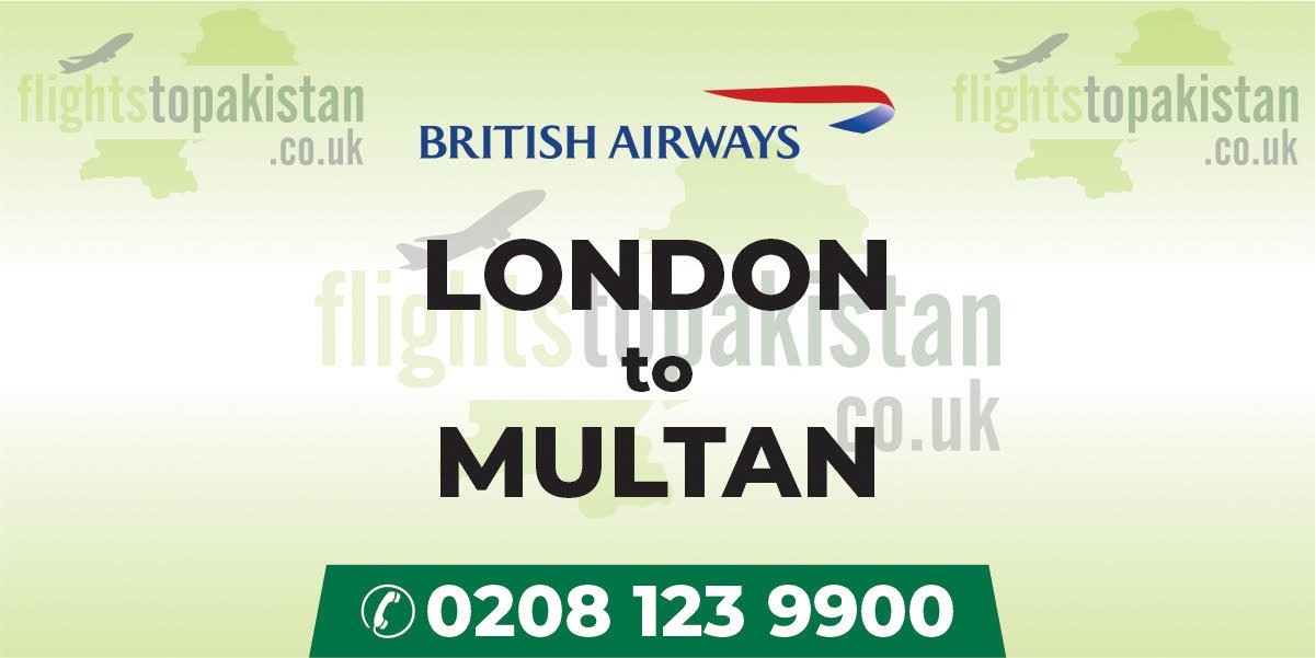 Edinburgh to Multan Flights