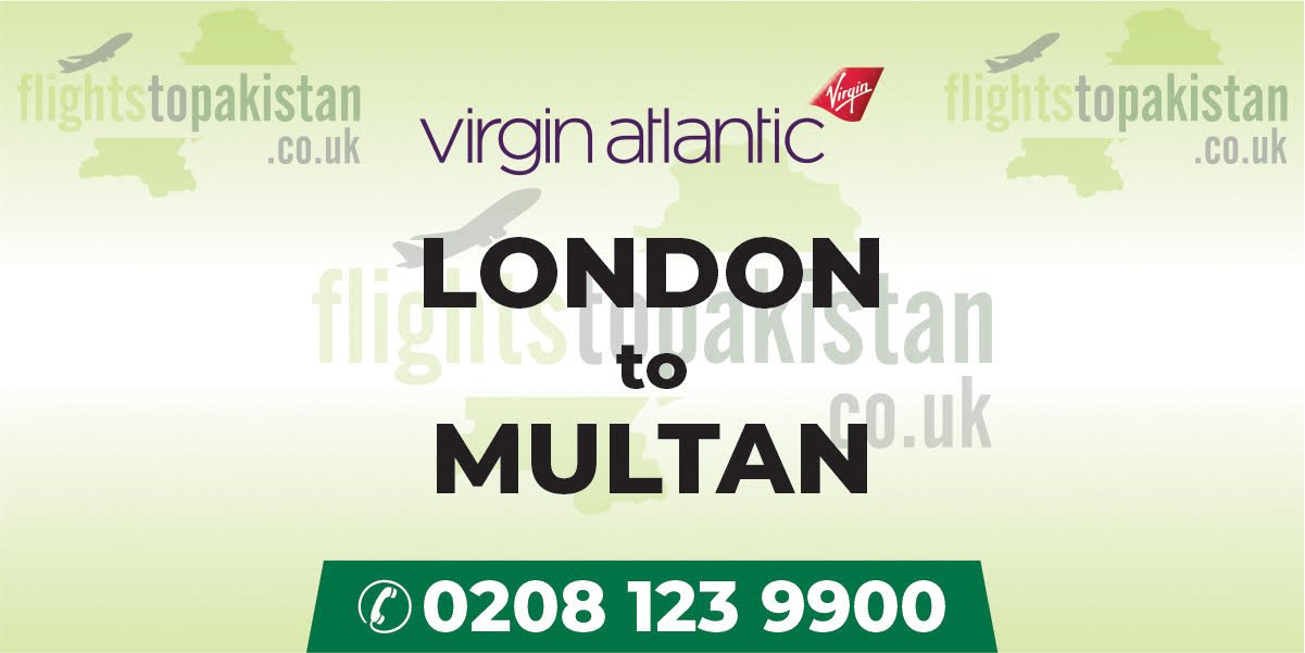 London to Multan Virgin Atlantic Flights