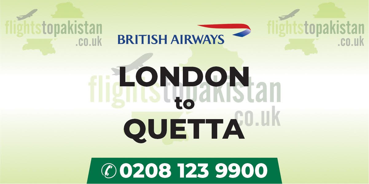 Edinburgh to Quetta Flights